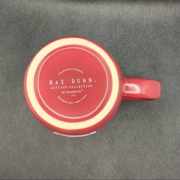 Rae Dunn APPLE CIDER Mug with Woden Coaster Lid - Picture 8 of 8